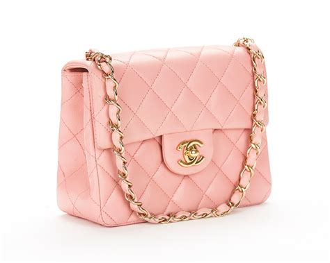 chanel lambskin pale pink chain bag|Chanel small lambskin evening bag.